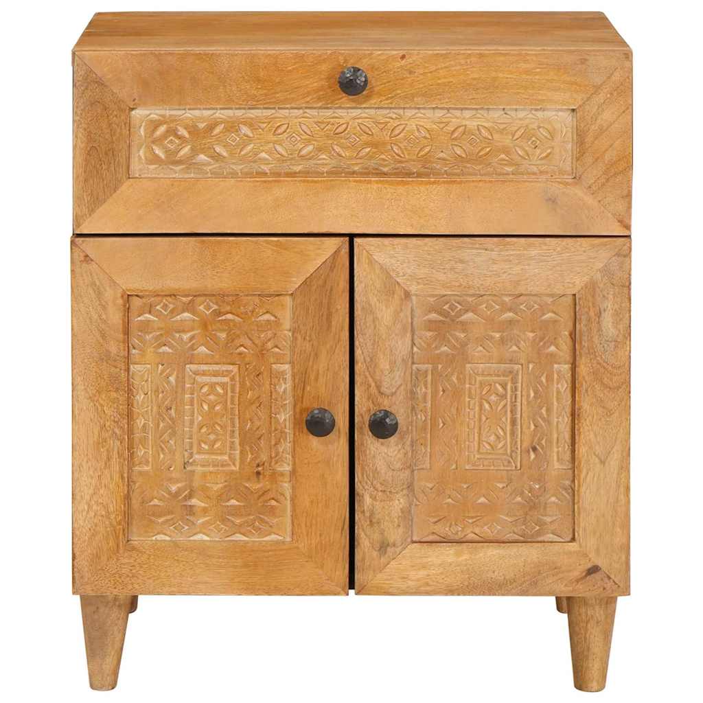 Cabinet de chevet avec tiroir Marron Clair 50 x 33 x 60 cm - XIOS