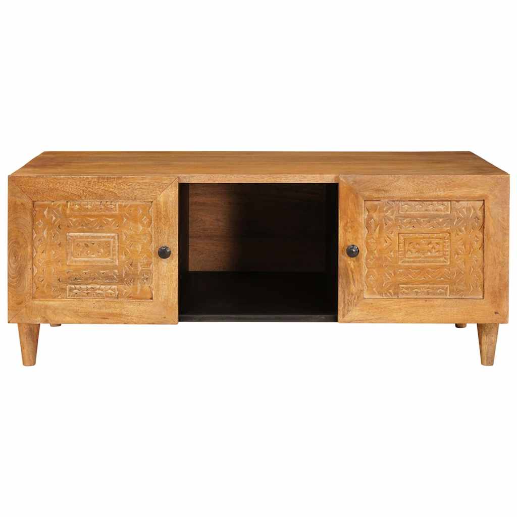 Table basse Marron Clair 100 x 54 x 40 cm Bois d'acacia massif - XIOS