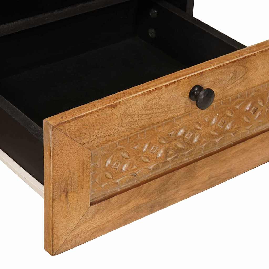 Table basse Marron Clair 80 x 54 x 40 cm Bois d'acacia massif - XIOS