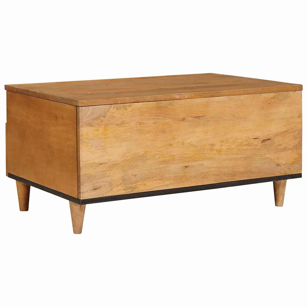 Table basse Marron Clair 80 x 54 x 40 cm Bois d'acacia massif - XIOS
