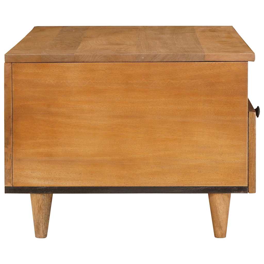 Table basse Marron Clair 80 x 54 x 40 cm Bois d'acacia massif - XIOS