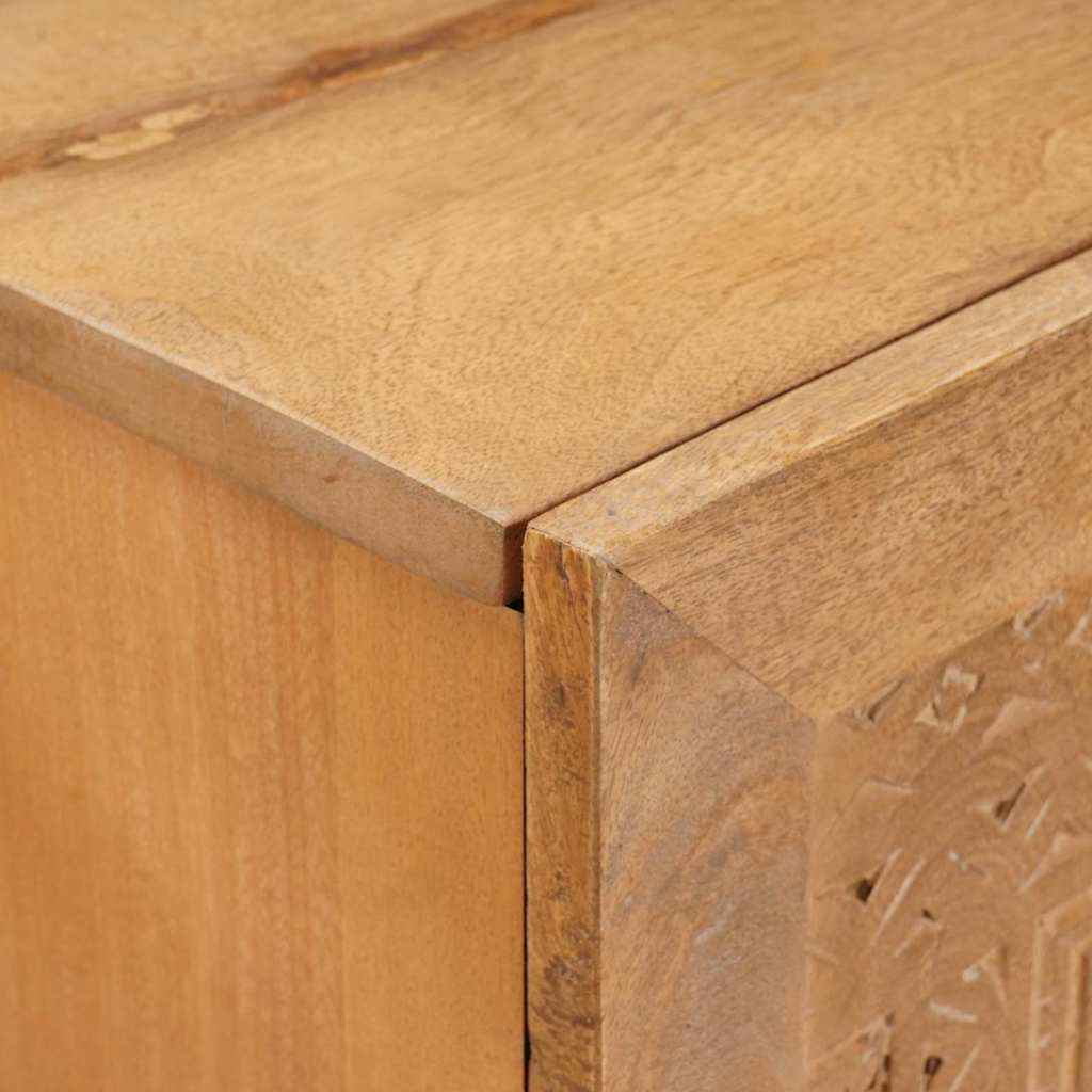 Buffet 90 x 33 x 75 cm Bois de mangue massif
