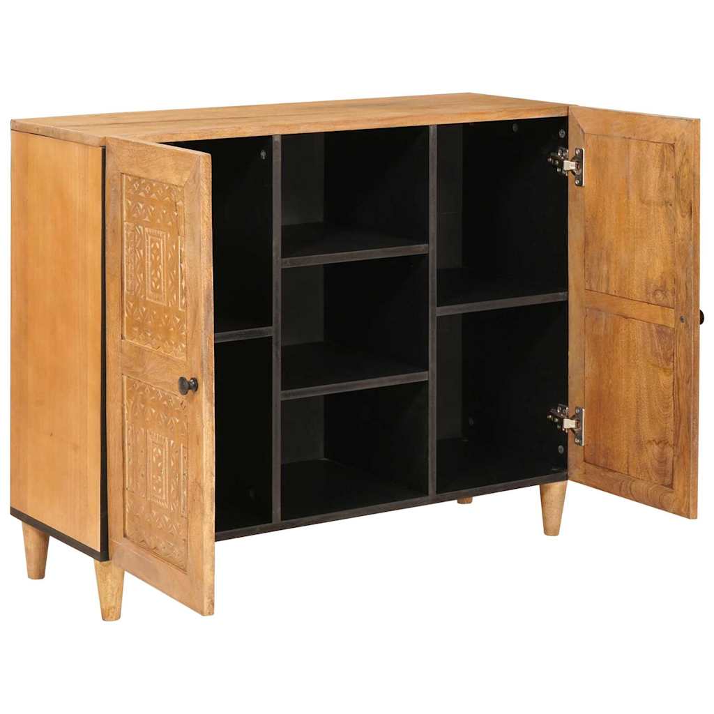 Buffet 90 x 33 x 75 cm Bois de mangue massif
