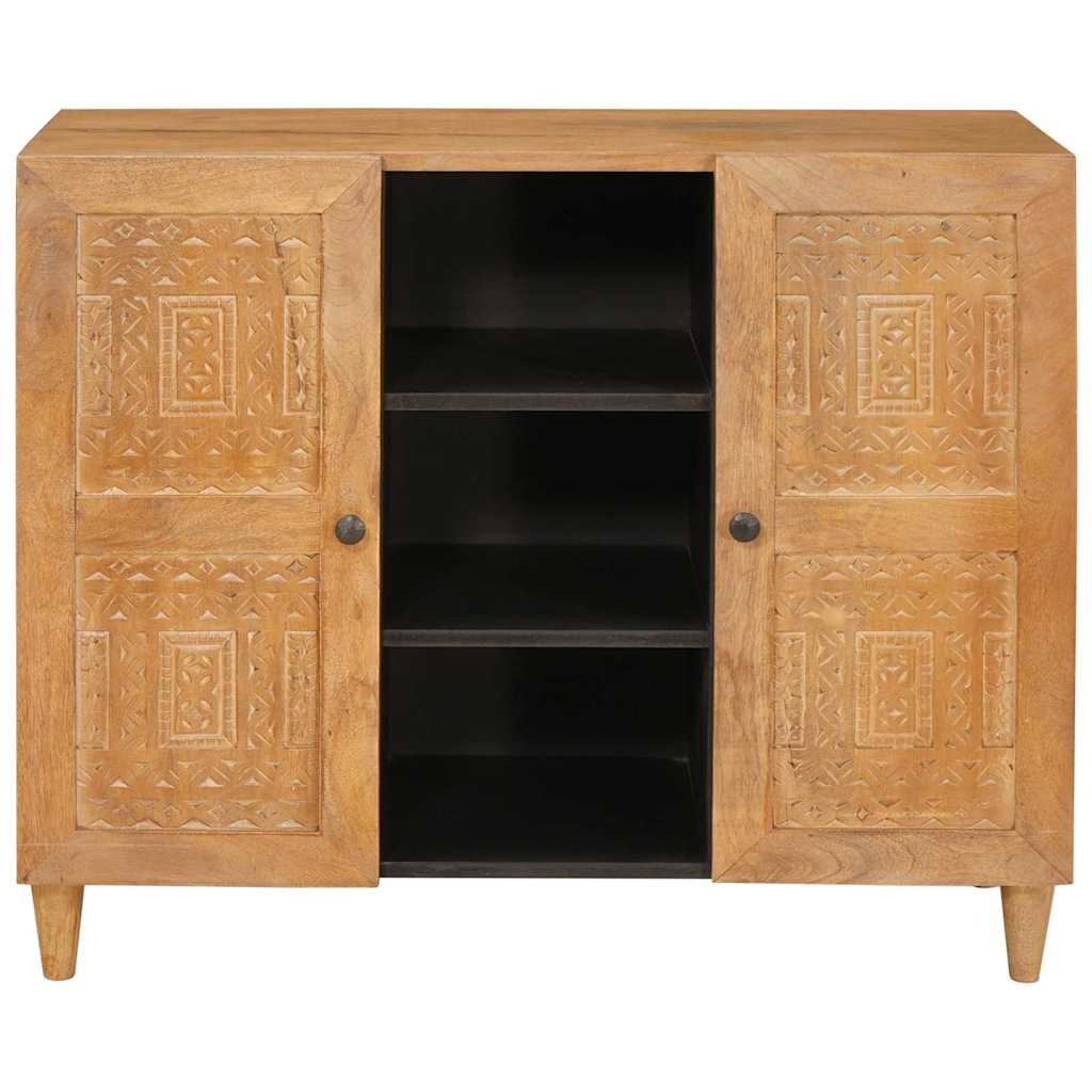 Buffet 90 x 33 x 75 cm Bois de mangue massif