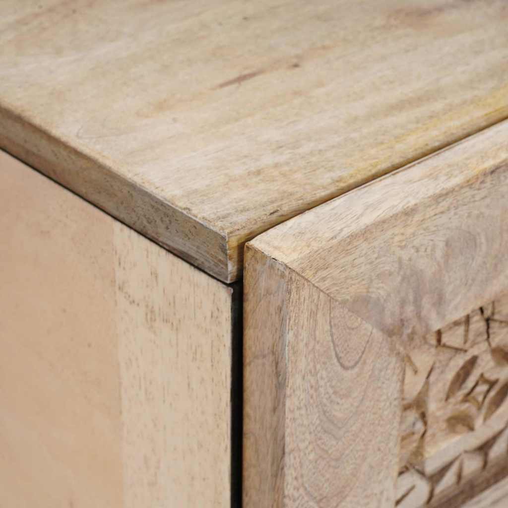 Cabinet de chevet avec tiroir 2 pcs Beige 40 x 33 x 46 cm - XIOS