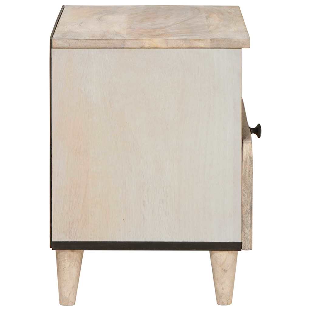 Cabinet de chevet avec tiroir 2 pcs Beige 40 x 33 x 46 cm - XIOS