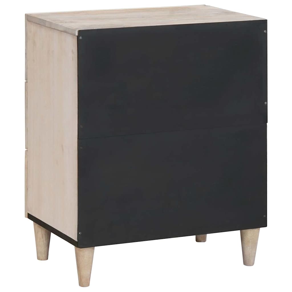 Table de chevet Blanc 50 x 33 x 62 cm Bois d'ingénierie - XIOS