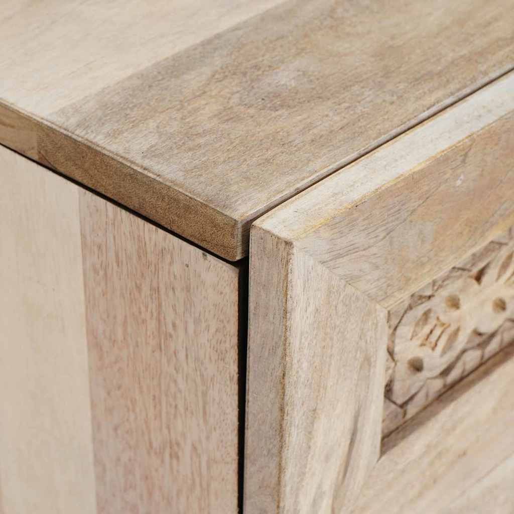 Table de chevet Blanc 50 x 33 x 60 cm Bois d'ingénierie - XIOS