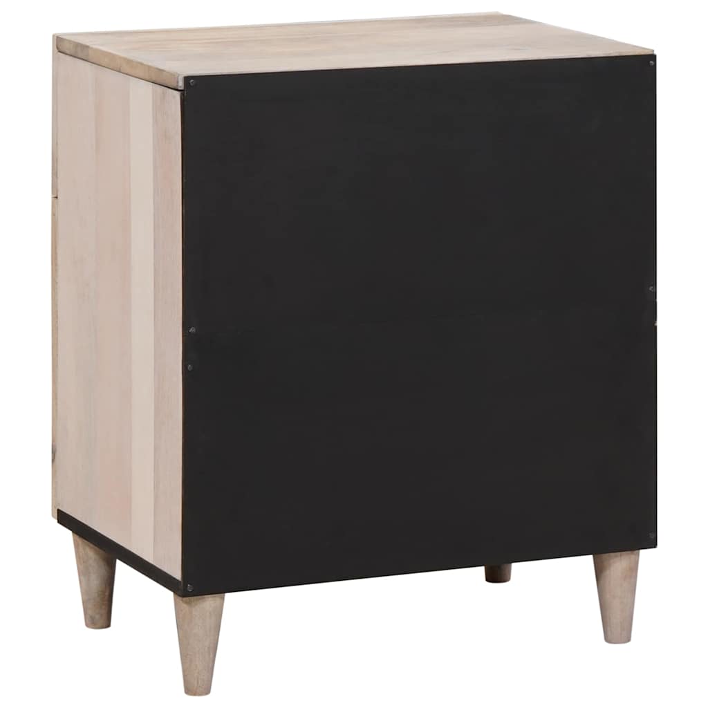 Table de chevet Blanc 50 x 33 x 60 cm Bois d'ingénierie - XIOS