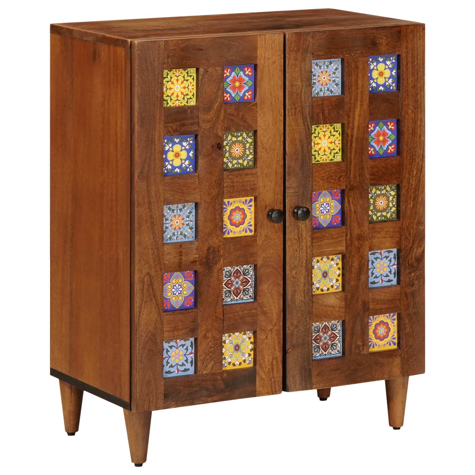 Buffet Noyer 60 x 33,5 x 75 cm Bois de mangue massif - XIOS