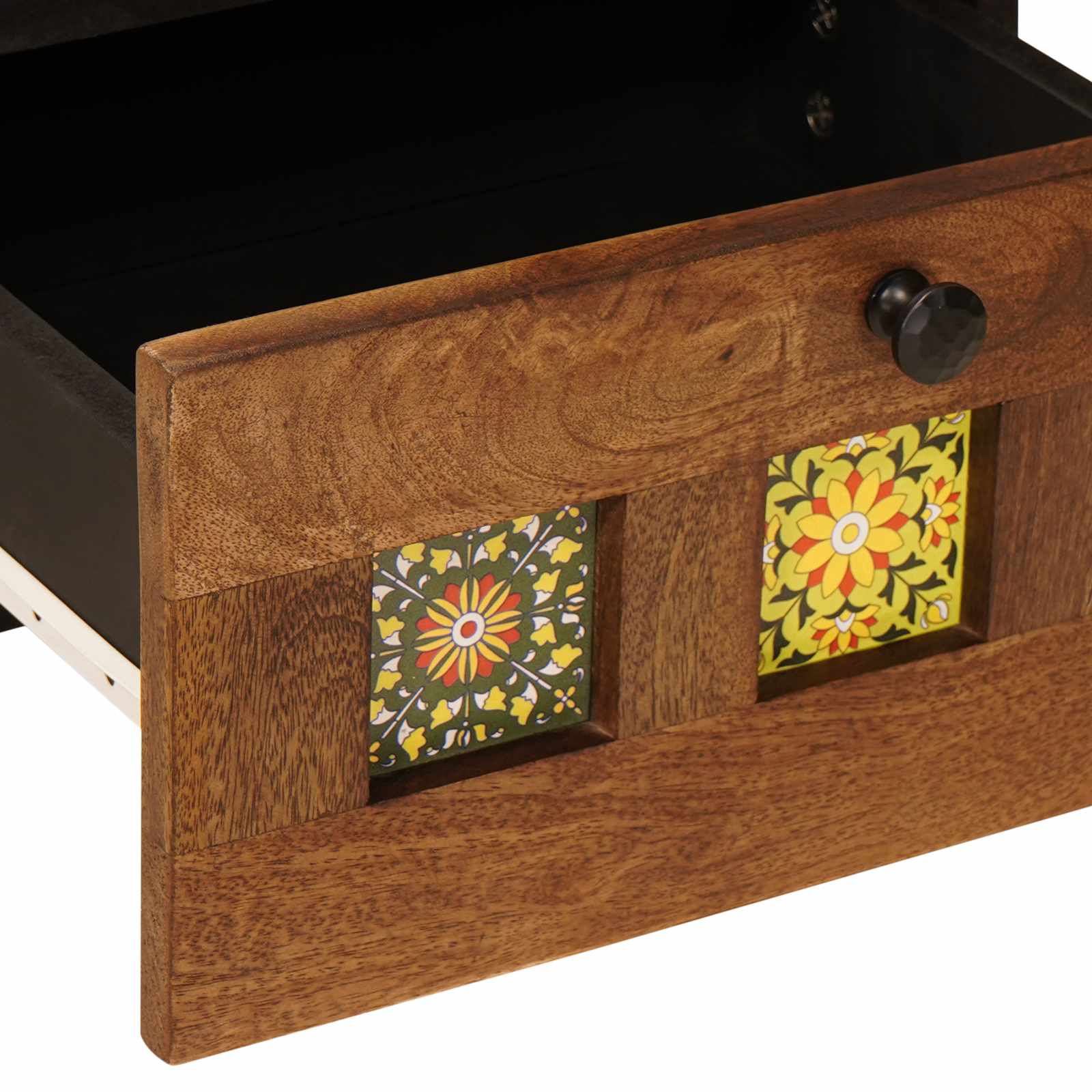 Cabinet de chevet avec tiroir 2 pcs Marron 40 x 33 x 46 cm - XIOS