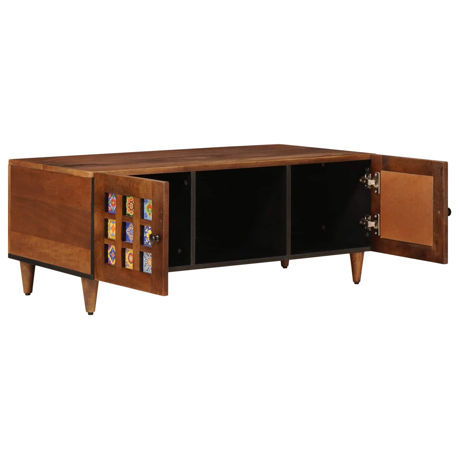 Table basse Marron 100 x 54 x 40 cm Bois de mangue massif - XIOS