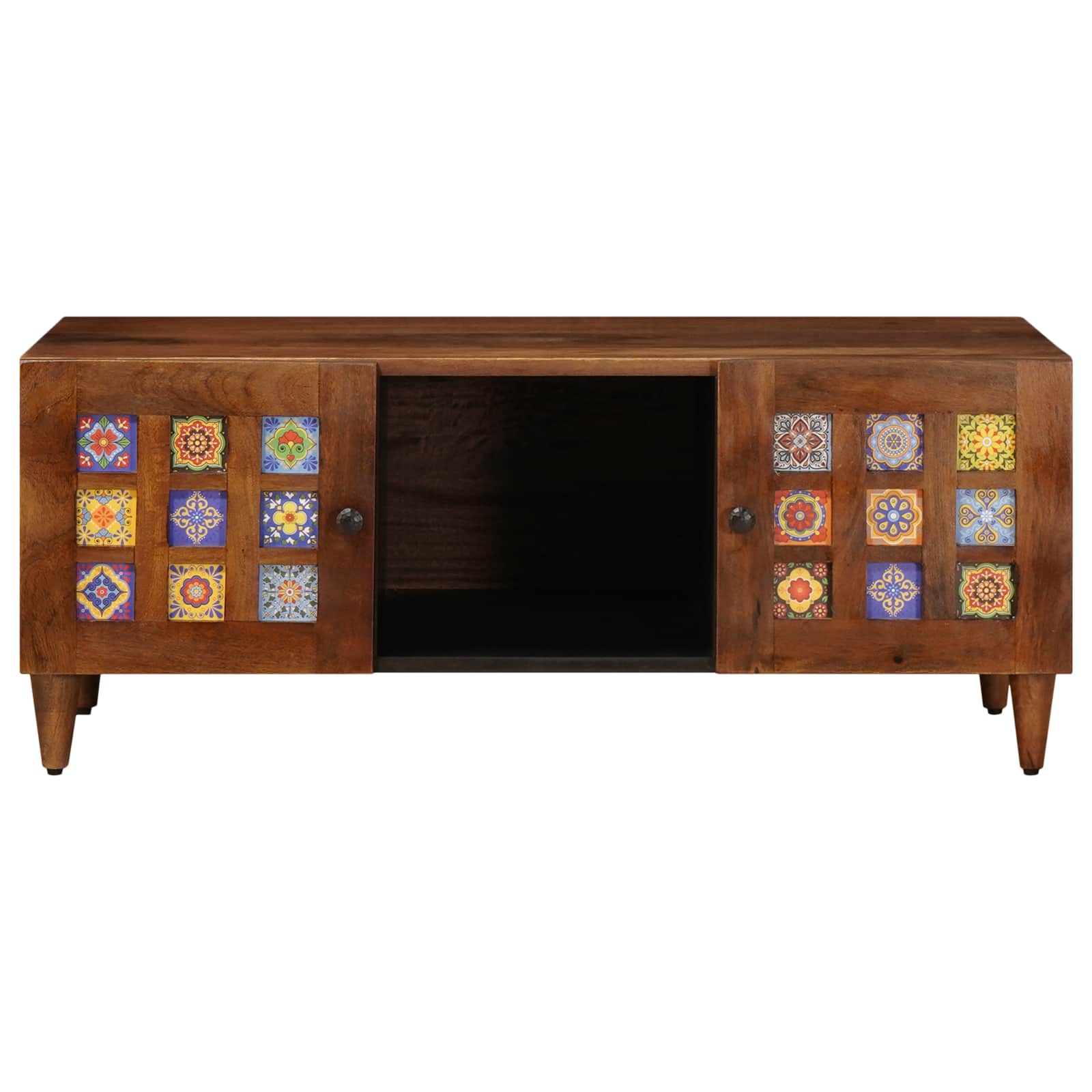 Table basse Marron 100 x 54 x 40 cm Bois de mangue massif - XIOS