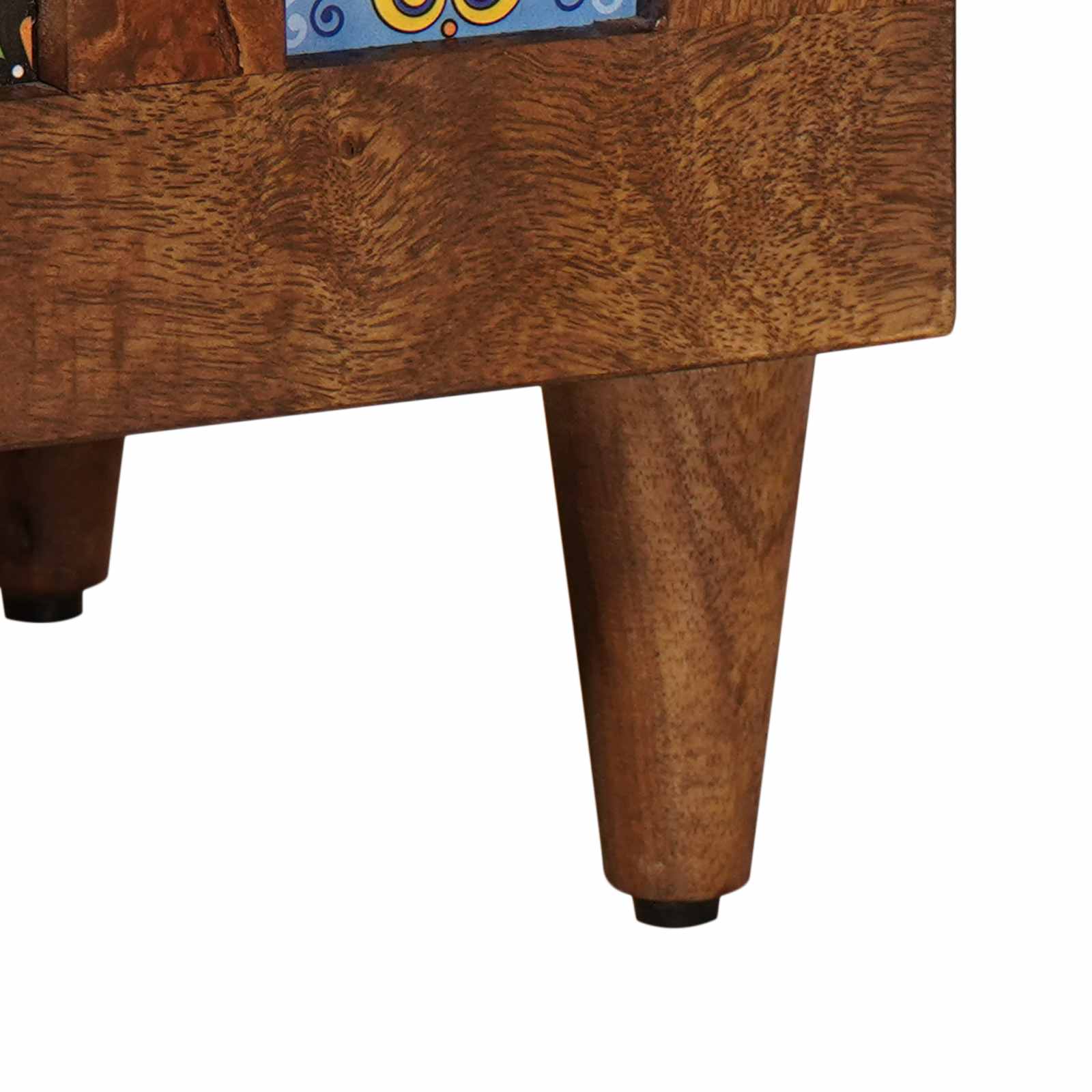 Meuble TV Noyer 80 x 33 x 46 cm Bois de mangue massif - XIOS