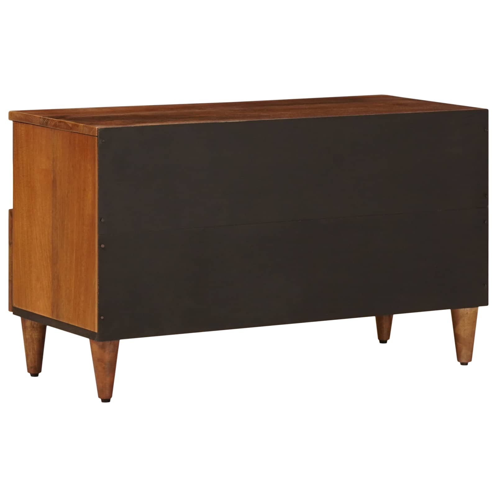 Meuble TV Noyer 80 x 33 x 46 cm Bois de mangue massif - XIOS
