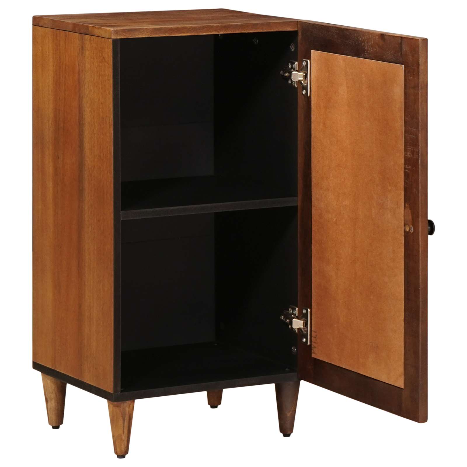 Buffet avec porte Noyer 40 x 33 x 75 cm Bois de mangue massif - XIOS
