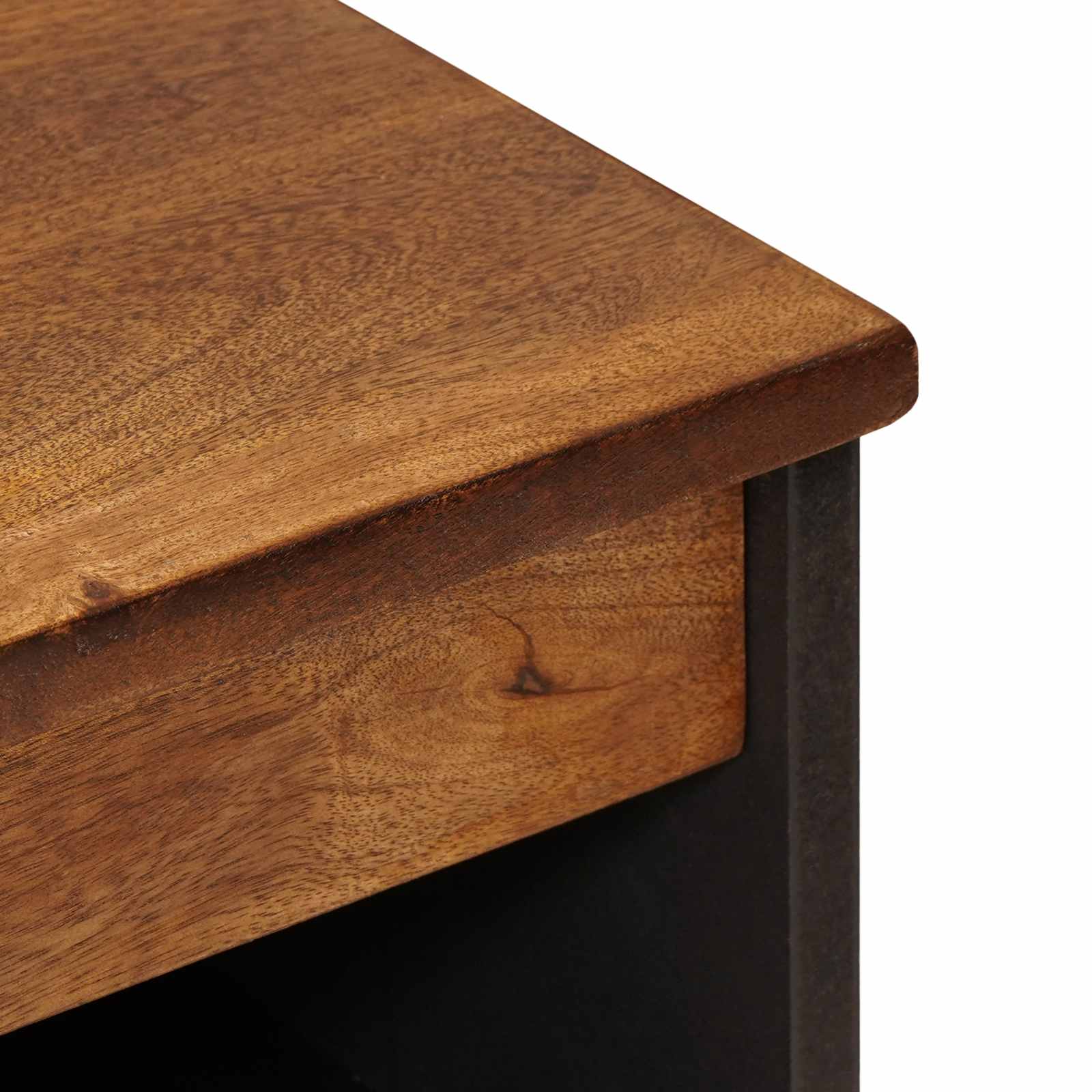 Buffet avec porte Noyer 60 x 33 x 75 cm Bois de mangue massif - XIOS