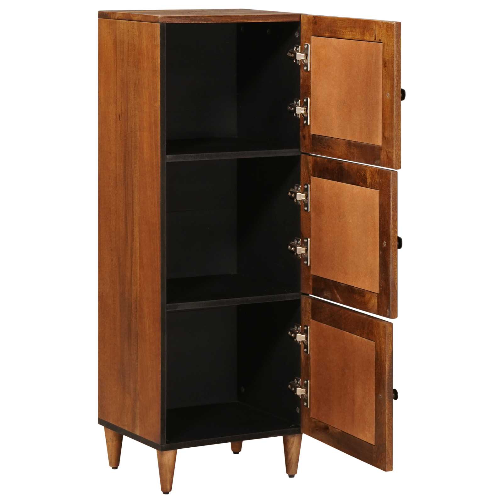 Haut Armoire Noyer 40 x 33,5 x 110 cm Bois de mangue massif - XIOS