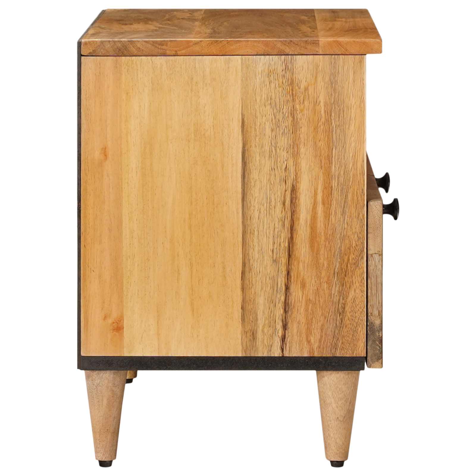 Meuble TV Naturel 70 x 33 x 46 cm Bois de mangue massif - XIOS