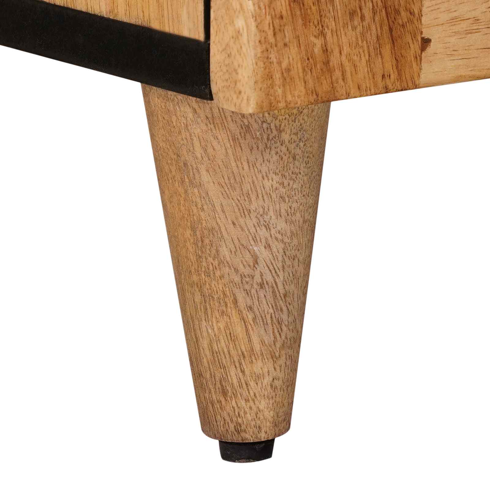 Buffet Naturel 60 x 33,5 x 75 cm Bois de mangue massif - XIOS