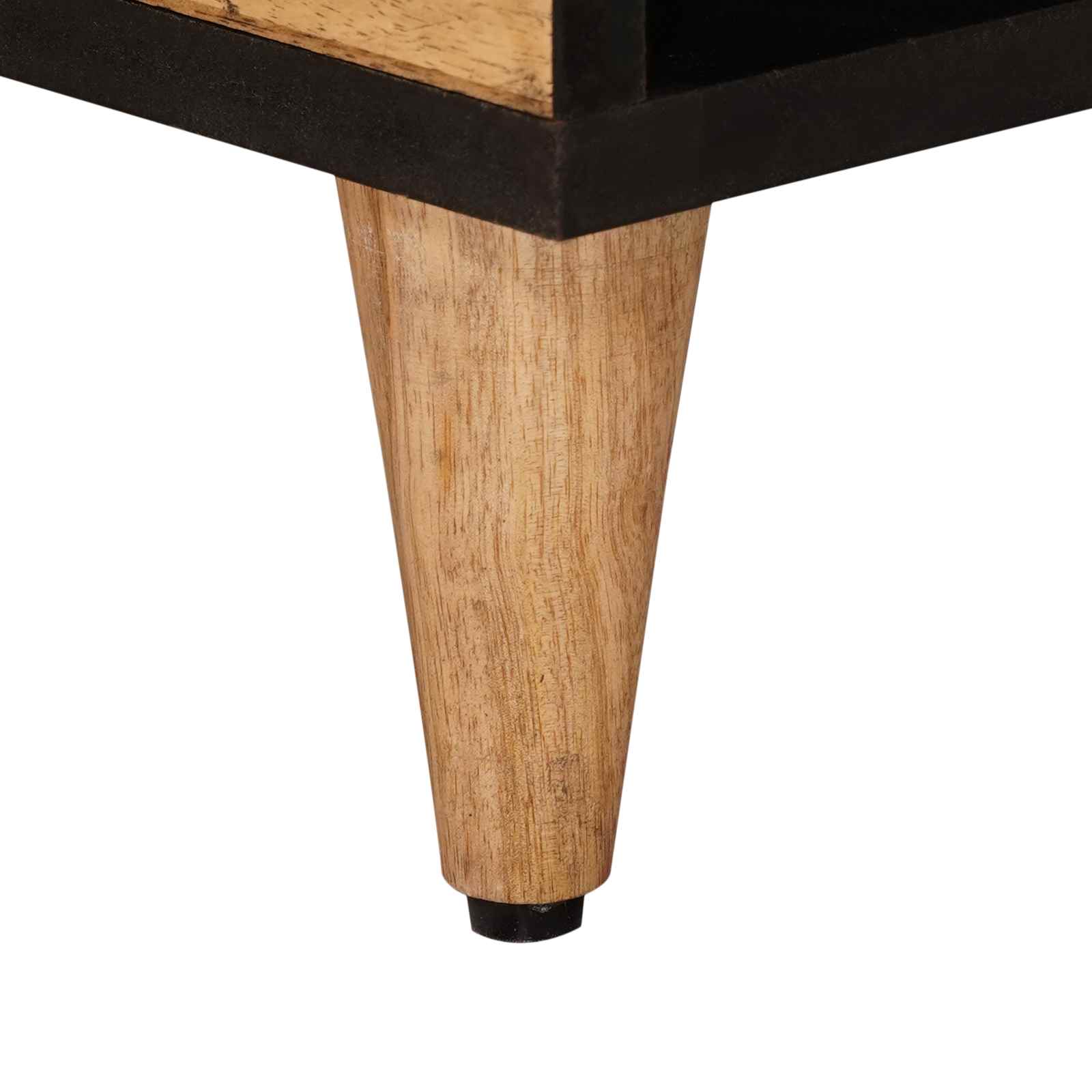 Table basse Naturel 80 x 50 x 40 cm Bois de mangue massif - XIOS