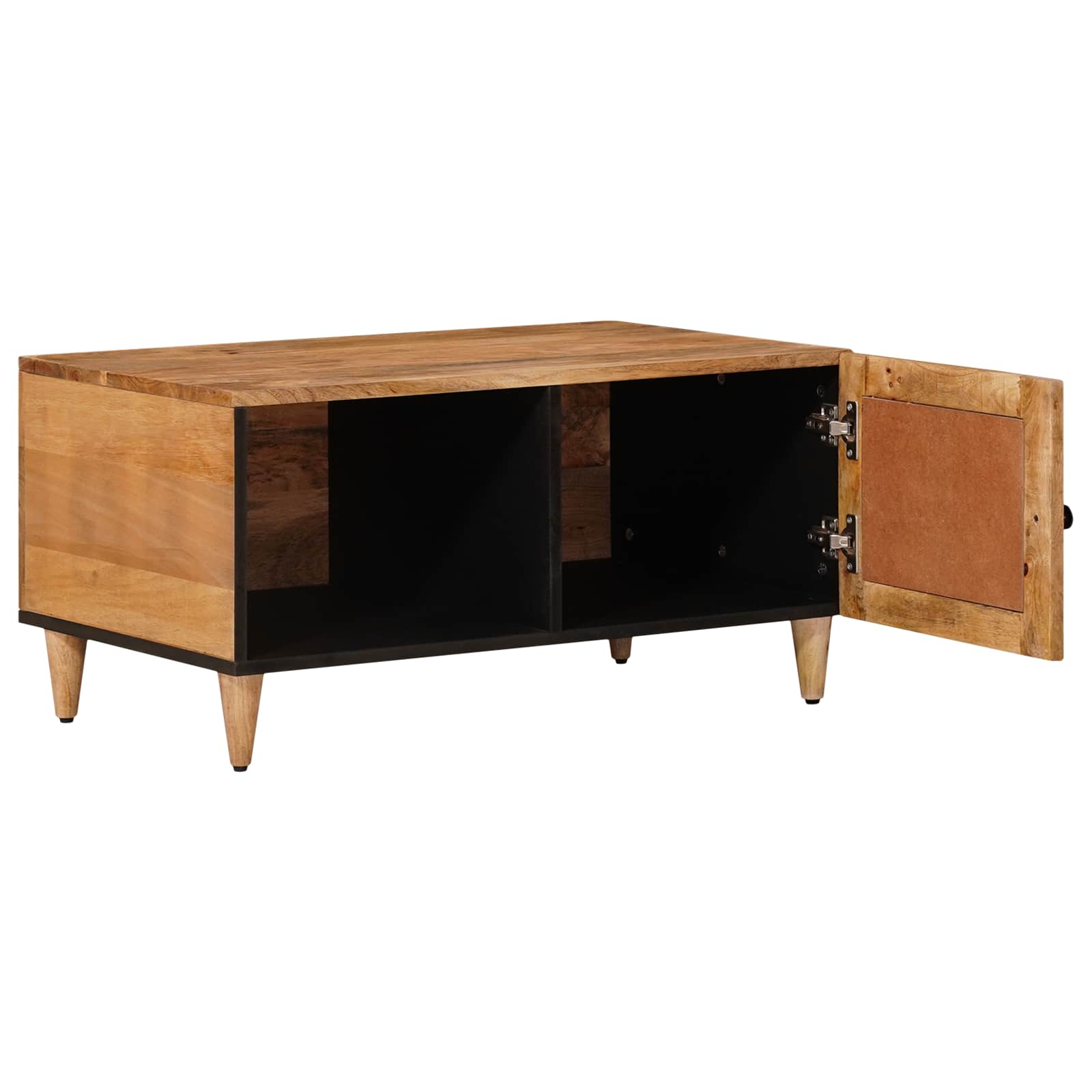 Table basse Naturel 80 x 50 x 40 cm Bois de mangue massif - XIOS