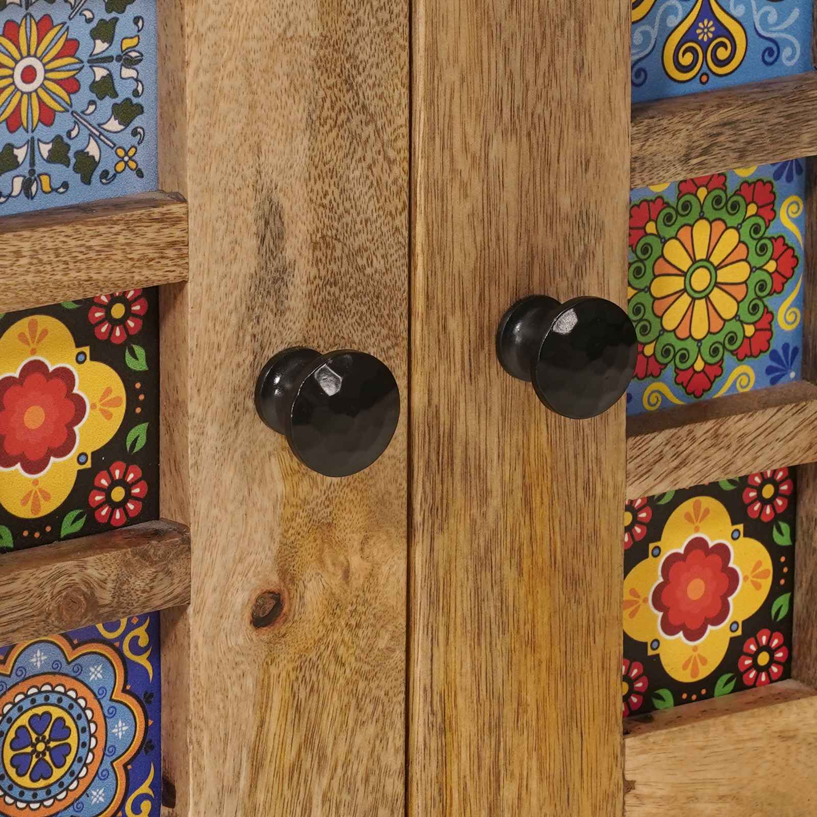 Table basse Naturel 80 x 50 x 40 cm Bois de mangue massif - XIOS