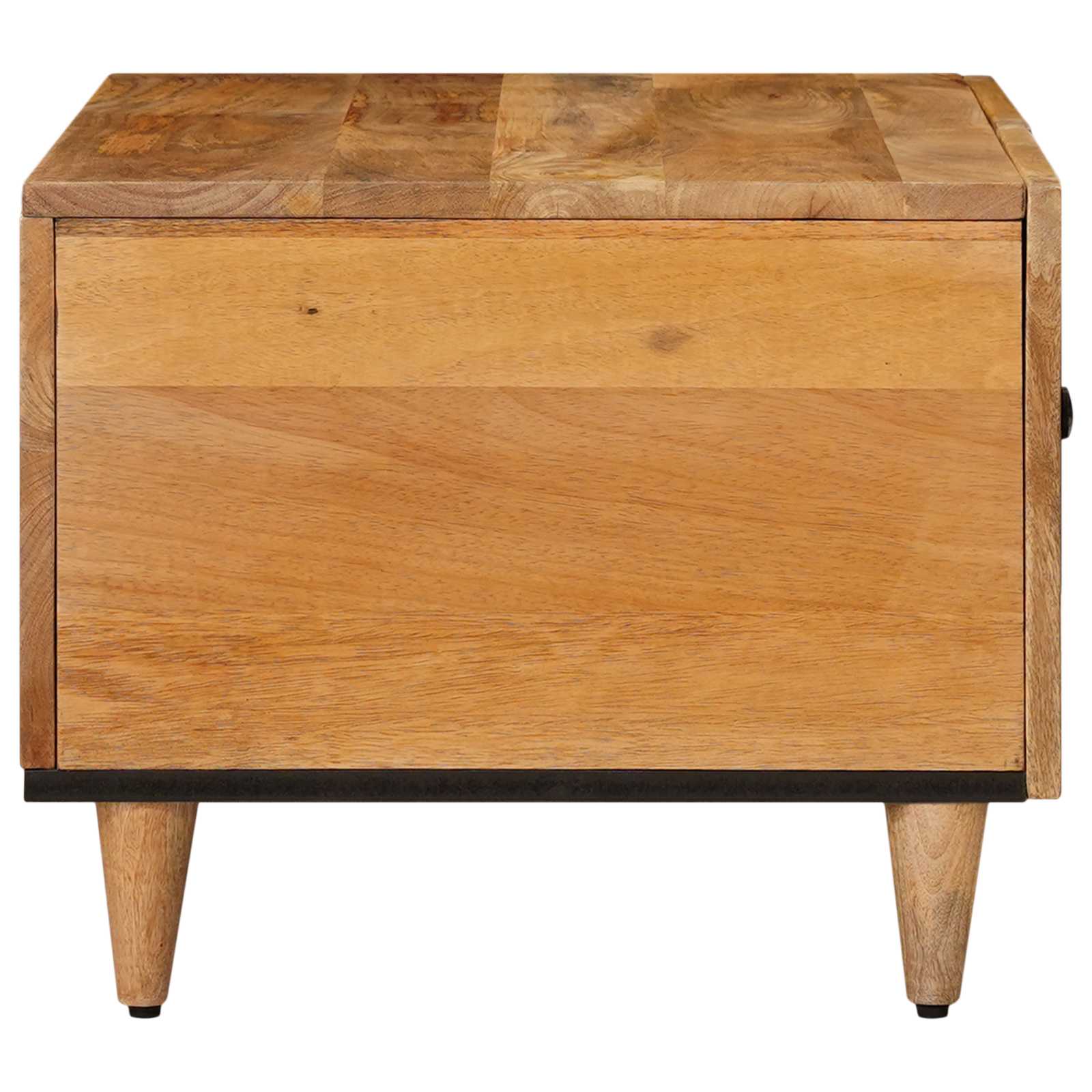 Table basse Naturel 80 x 50 x 40 cm Bois de mangue massif - XIOS