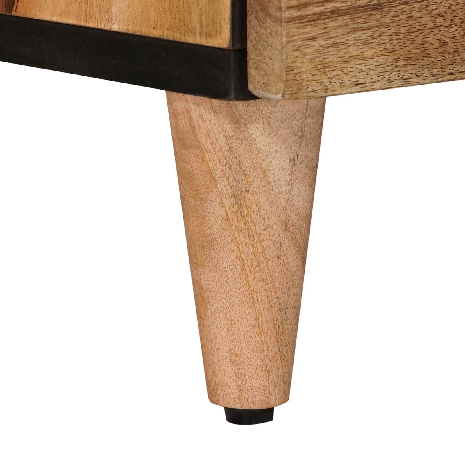 Cabinet de chevet Naturel 50 x 33 x 62 cm Bois de mangue massif - XIOS