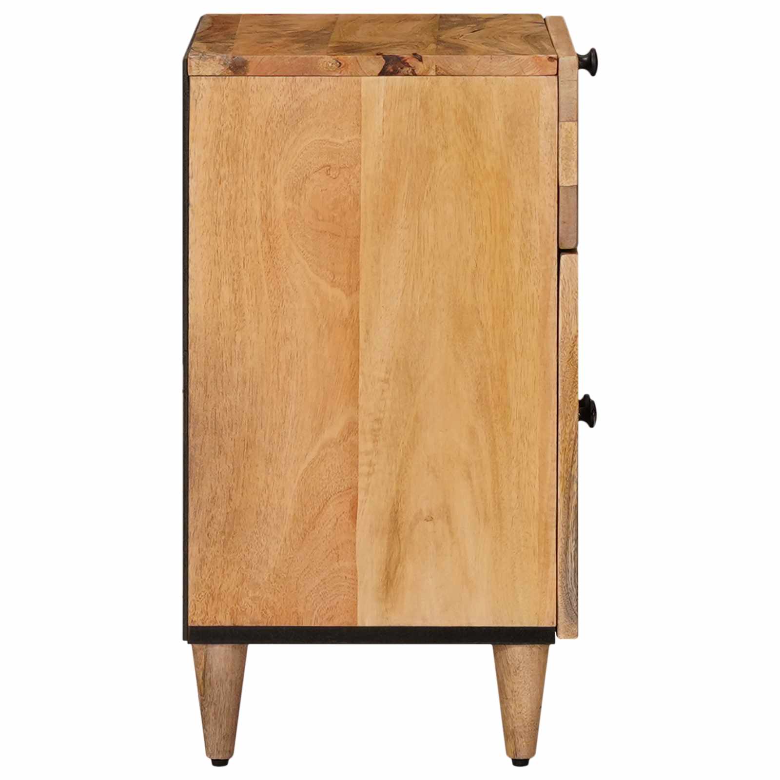 Cabinet de chevet Naturel 50 x 33 x 60 cm Bois de mangue massif - XIOS
