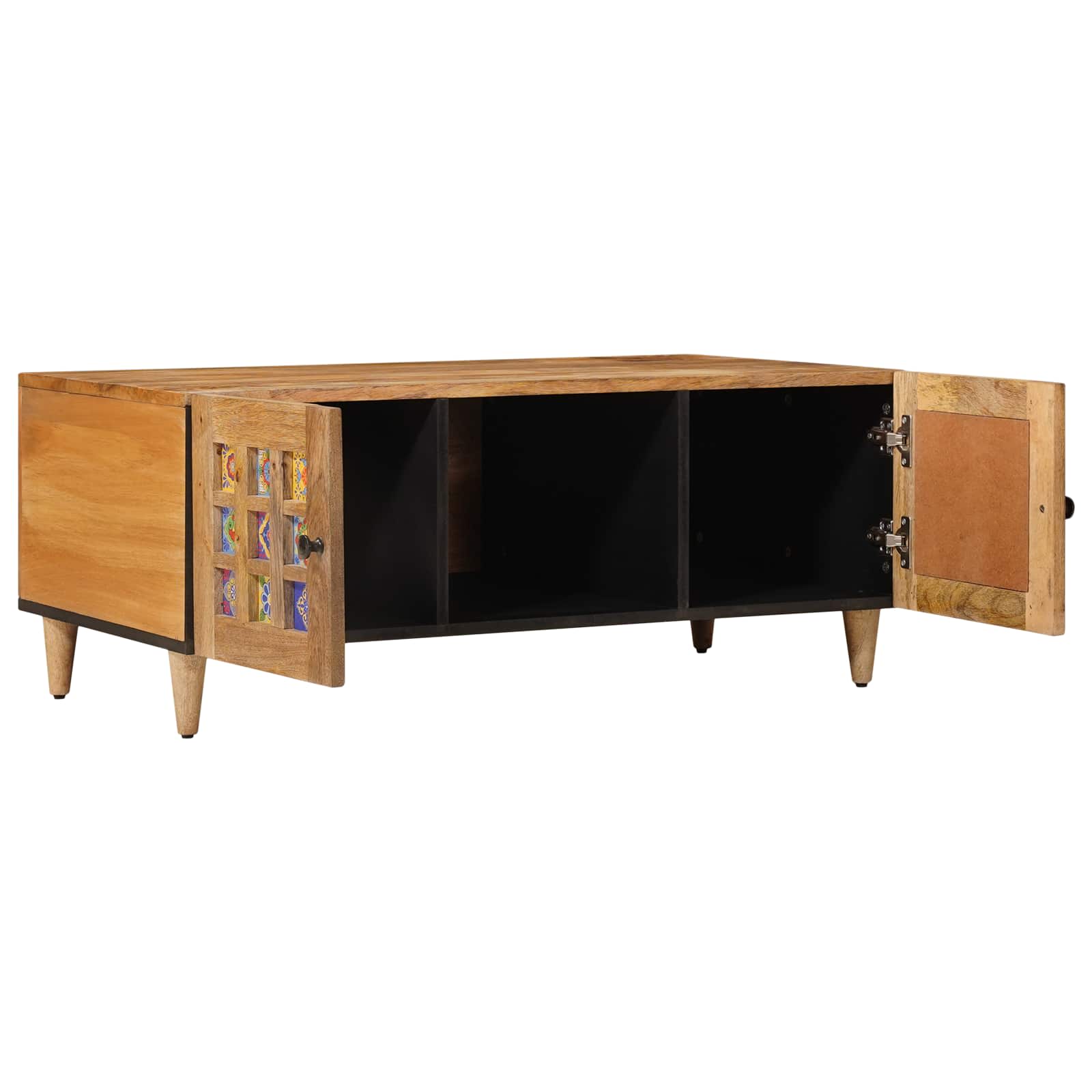 Table basse Naturel 100 x 54 x 40 cm Bois de mangue massif