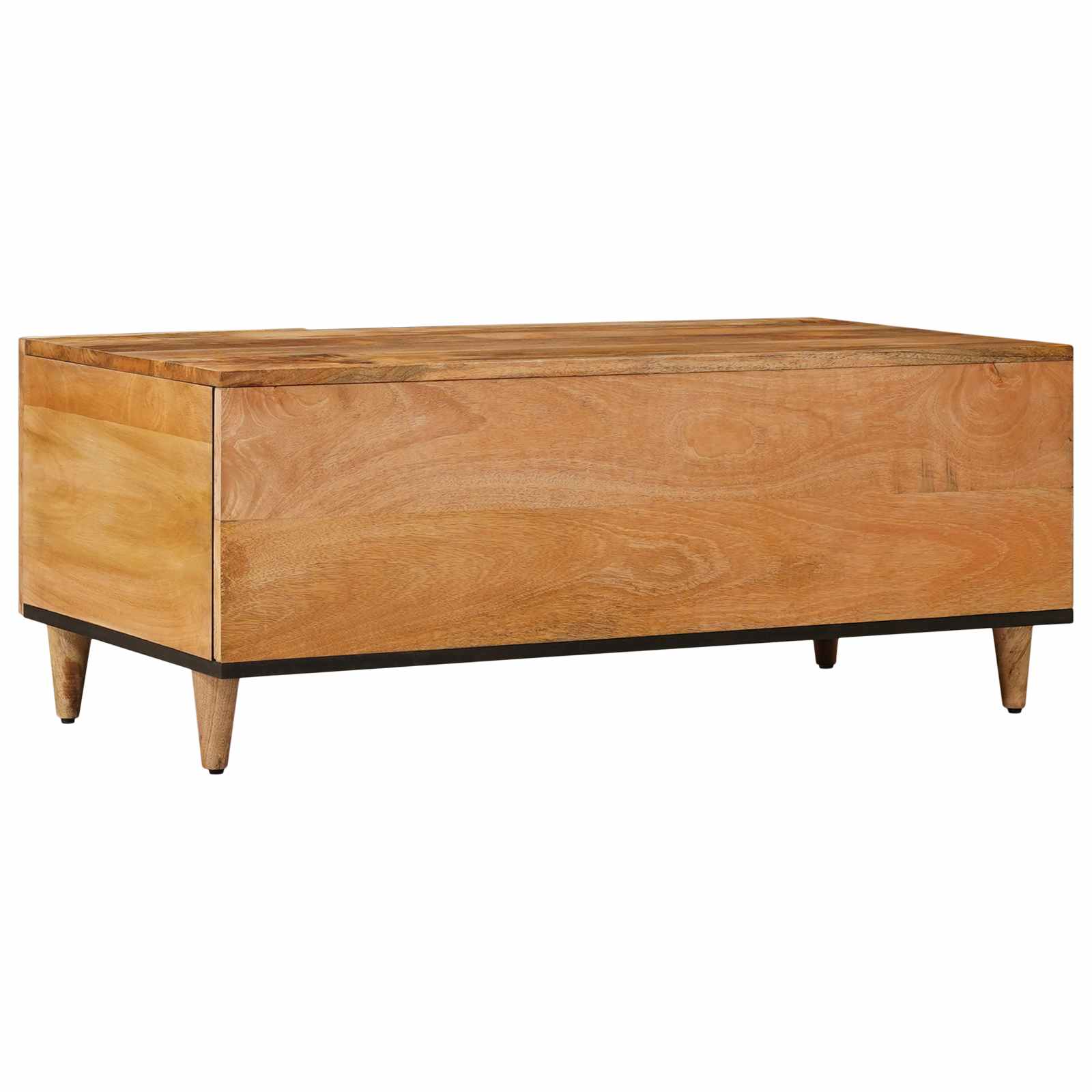 Table basse Naturel 100 x 54 x 40 cm Bois de mangue massif - XIOS