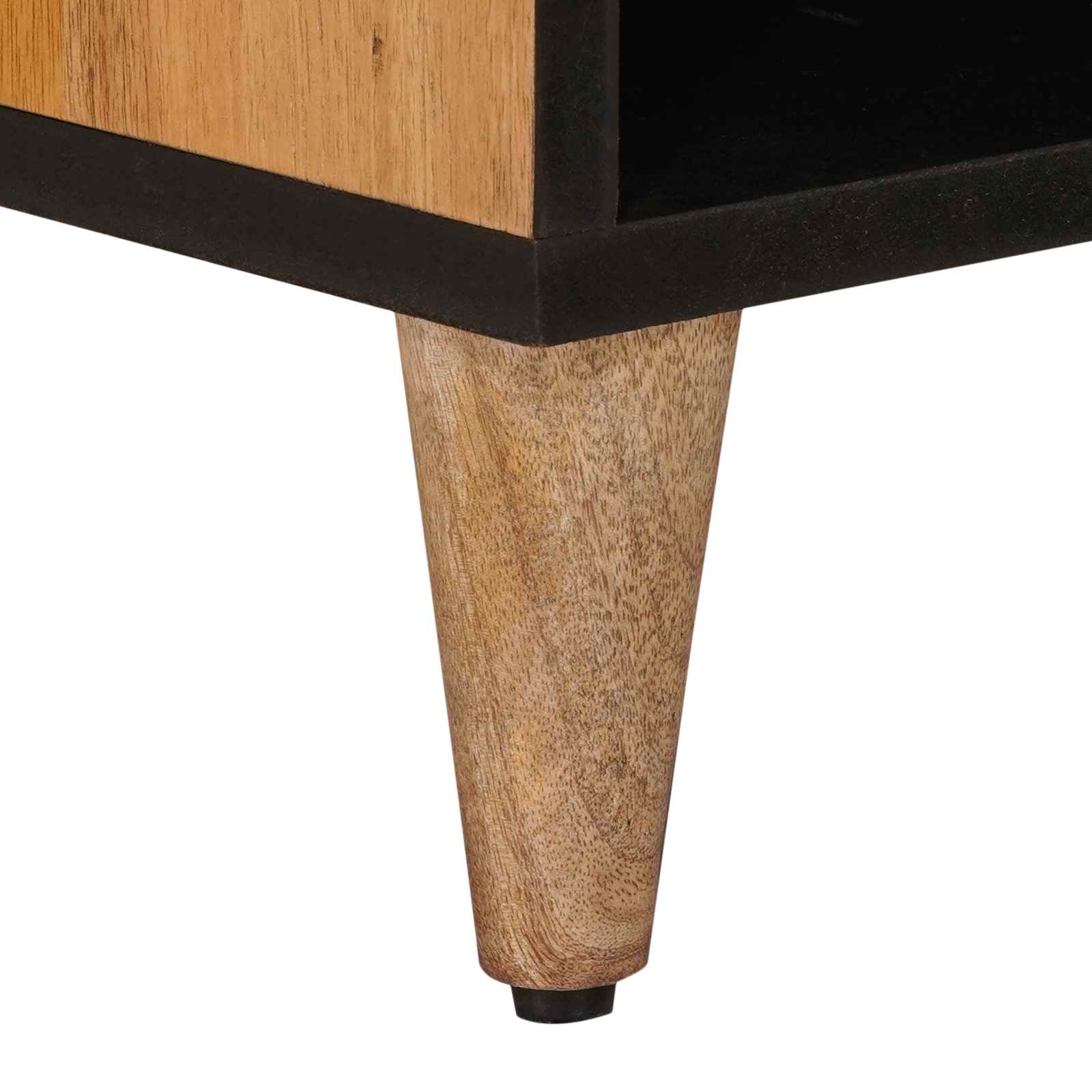 Meuble TV Naturel 80 x 31,5 x 46 cm Bois de mangue massif - XIOS