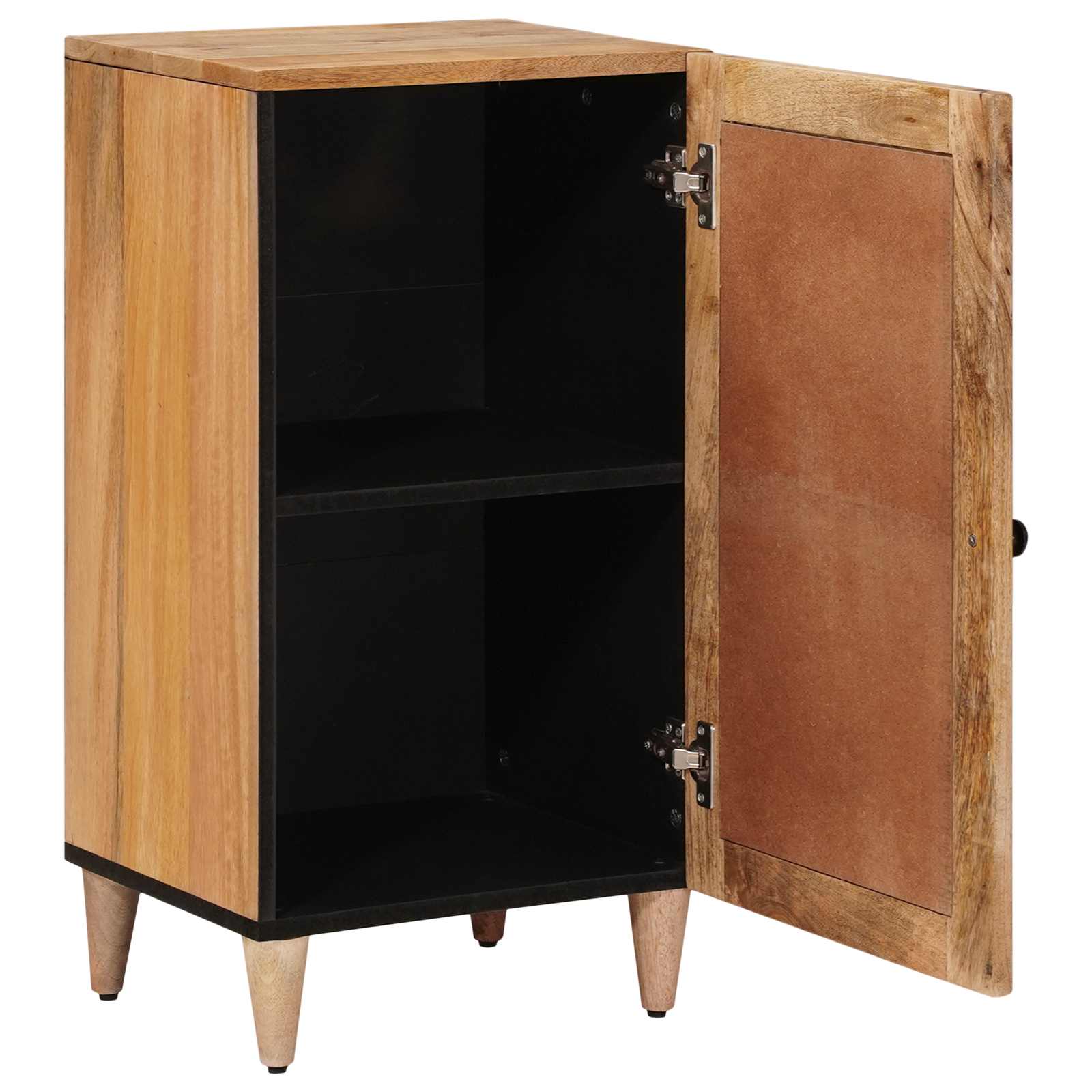 Buffet avec porte Naturel 40 x 33 x 75 cm Bois de mangue massif - XIOS