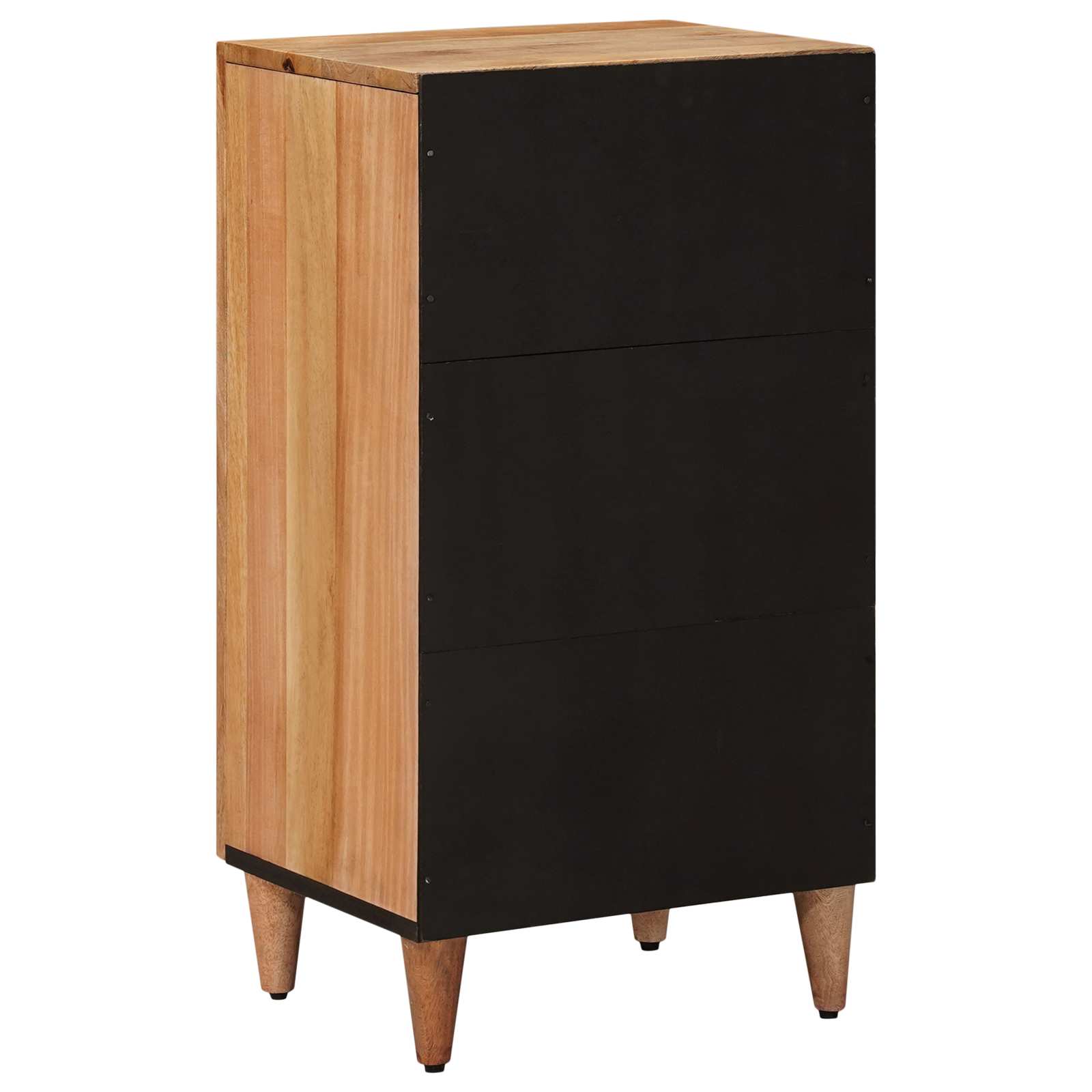 Buffet avec porte Naturel 40 x 33 x 75 cm Bois de mangue massif - XIOS