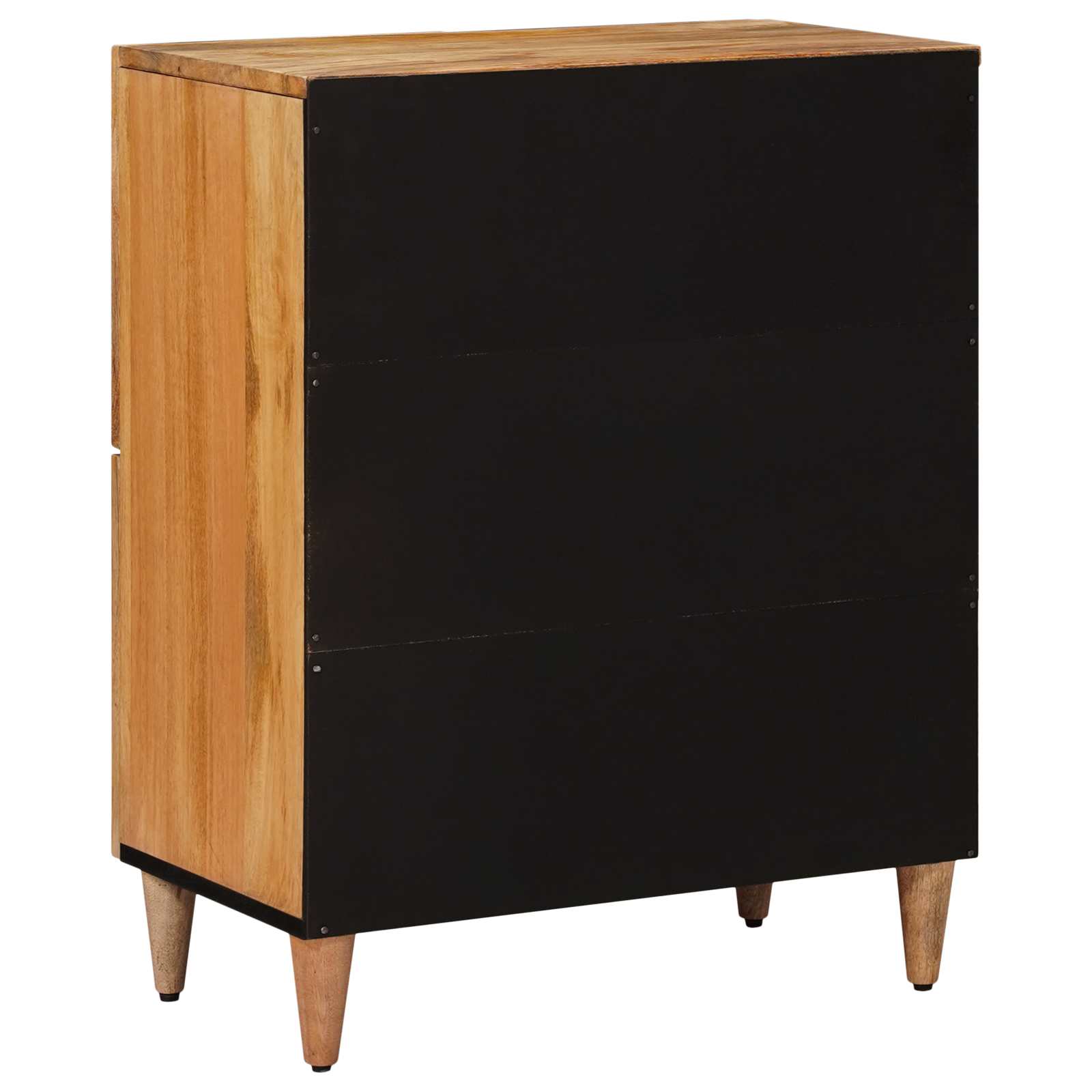 Buffet avec porte Naturel 60 x 33 x 75 cm Bois de mangue massif - XIOS