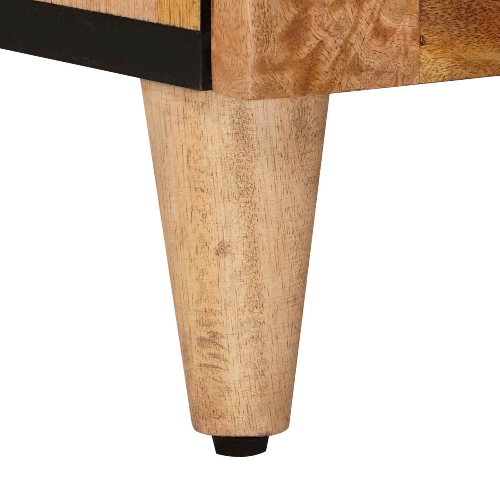 Buffet Naturel 90 x 33,5 x 75 cm Bois de mangue massif - XIOS