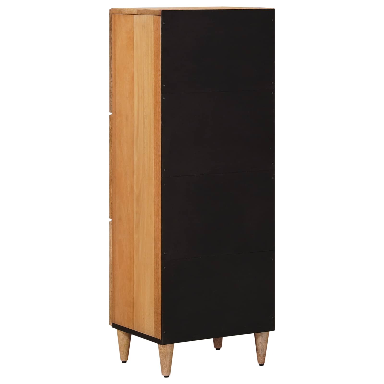 Haut Armoire Naturel 40 x 33 x 110 cm Bois de mangue massif - XIOS
