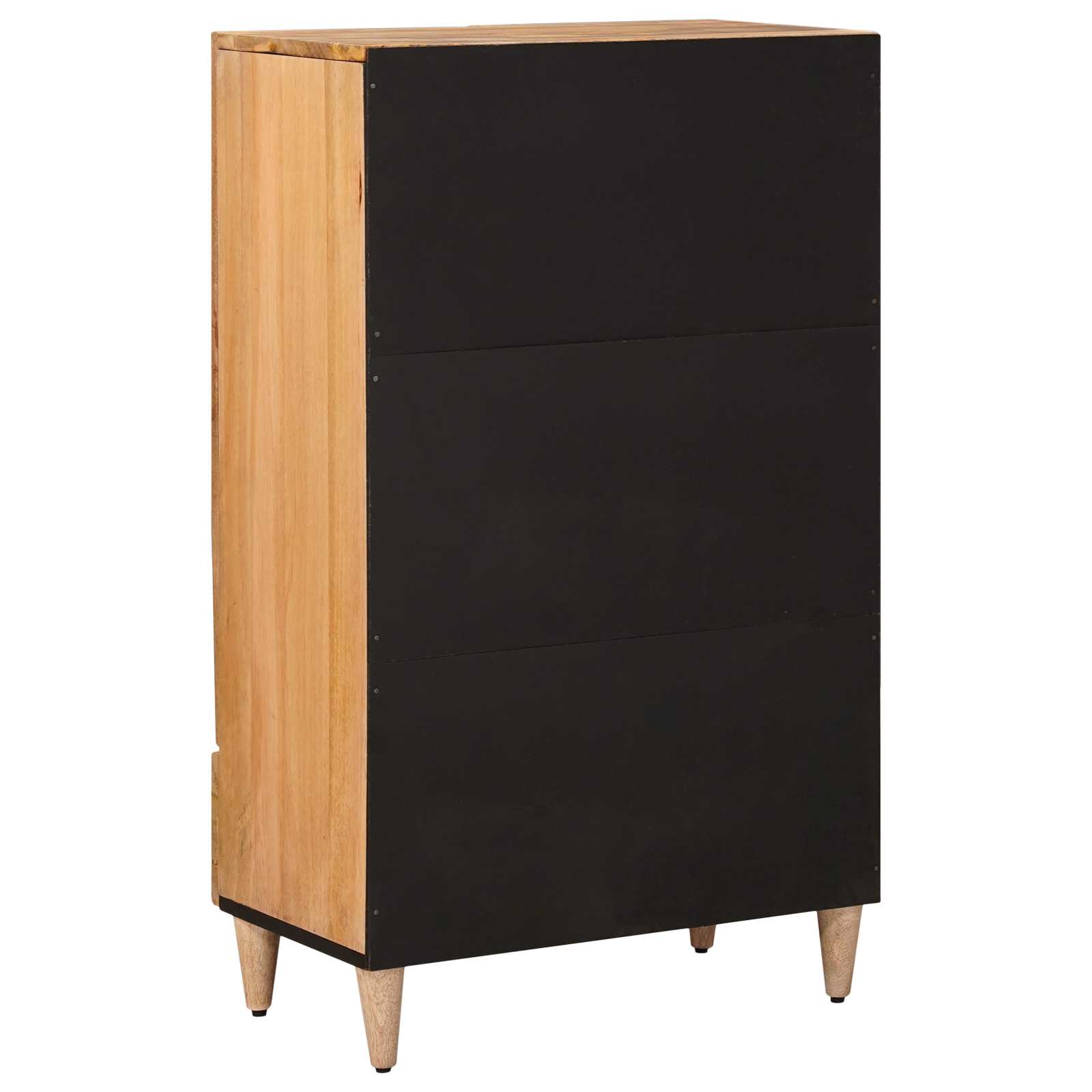 Haut Armoire Naturel 60 x 33,5 x 100 cm Bois de mangue massif - XIOS