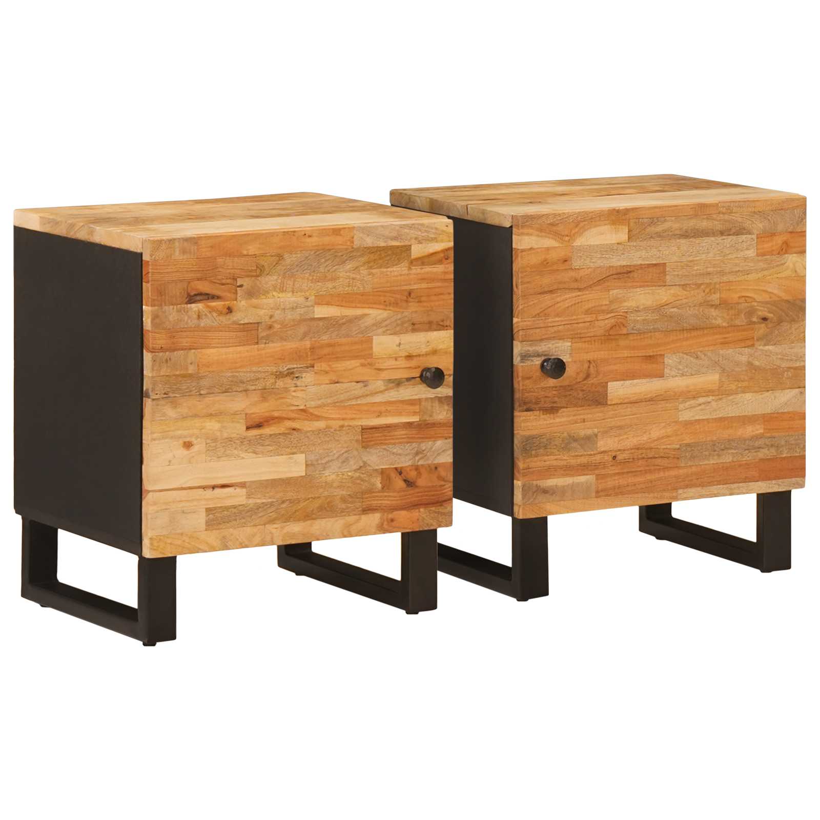 Cabinet de chevet 2 pcs Marron 40 x 33,5 x 46 cm - XIOS