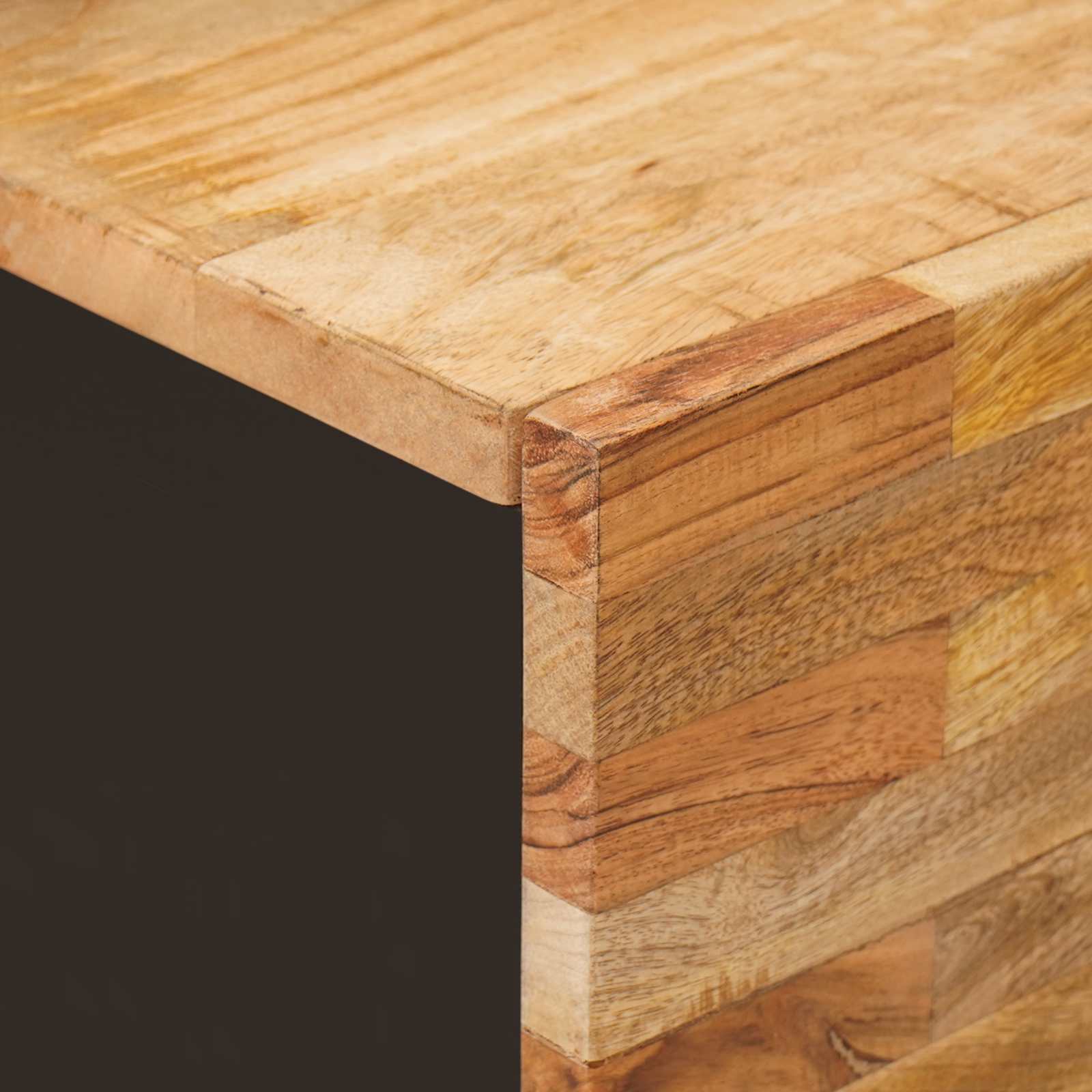 Meuble TV Marron 105 x 33 x 46 cm Bois de mangue massif - XIOS