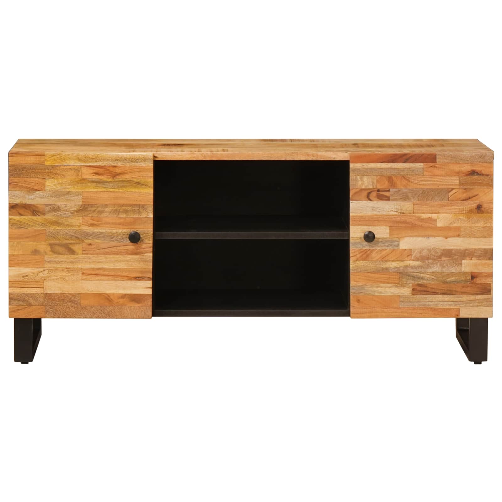 Meuble TV Marron 105 x 33 x 46 cm Bois de mangue massif - XIOS