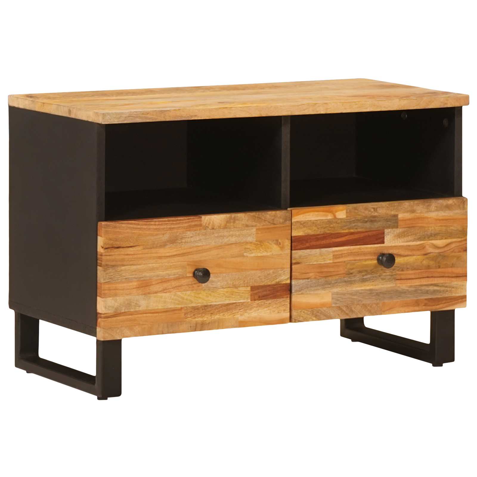 Meuble TV Marron 70 x 33 x 46 cm Bois de mangue massif - XIOS
