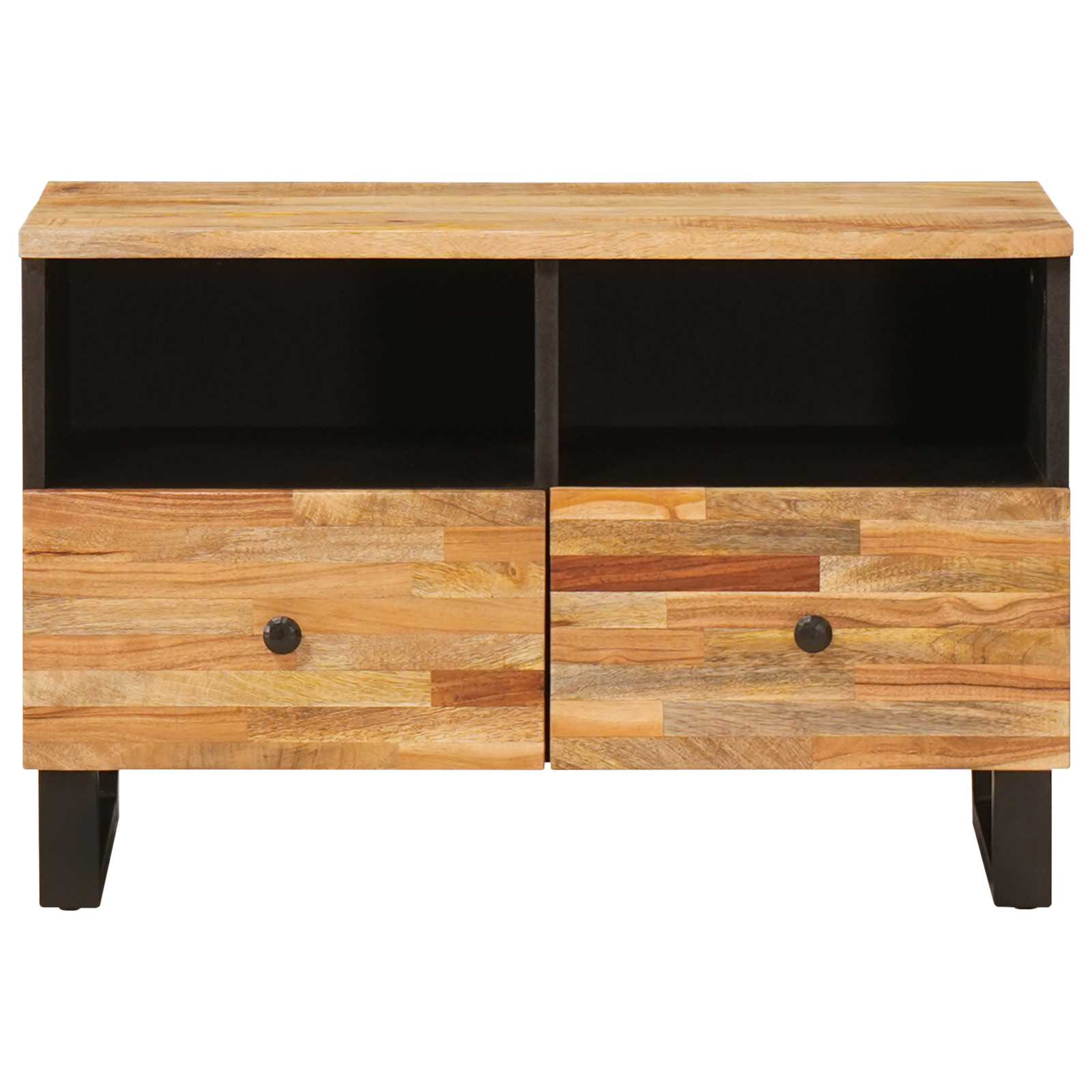 Meuble TV Marron 70 x 33 x 46 cm Bois de mangue massif - XIOS