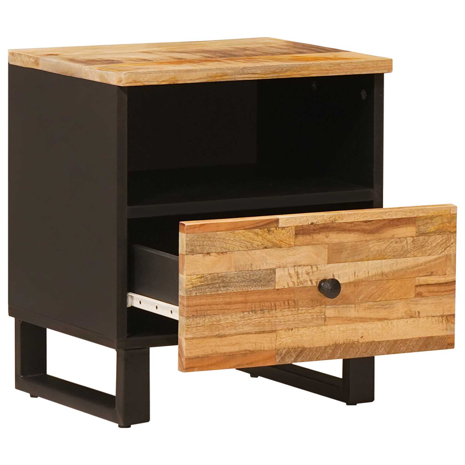 Armoire de lit avec tiroir 2 pcs Marron 40 x 33 x 46 cm - XIOS