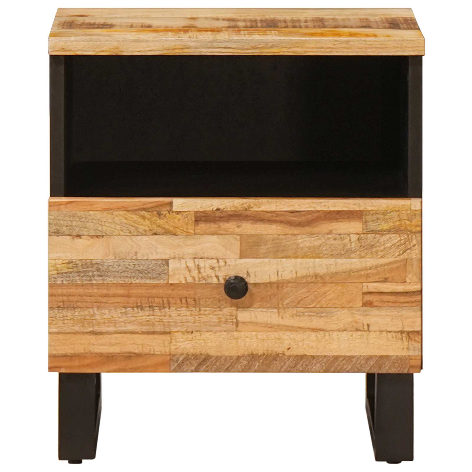 Armoire de lit avec tiroir 2 pcs Marron 40 x 33 x 46 cm - XIOS