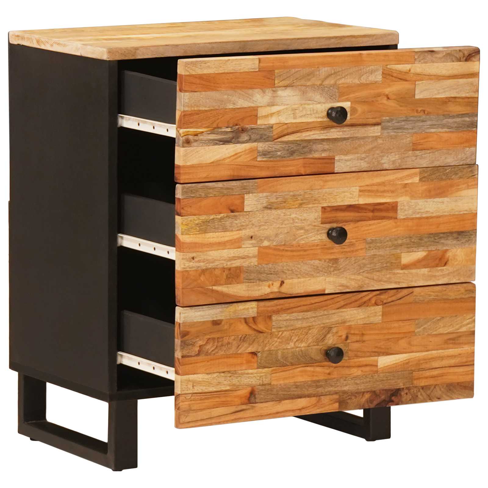 Armoire de lit Marron 50 x 33 x 62 cm Bois de mangue massif - XIOS