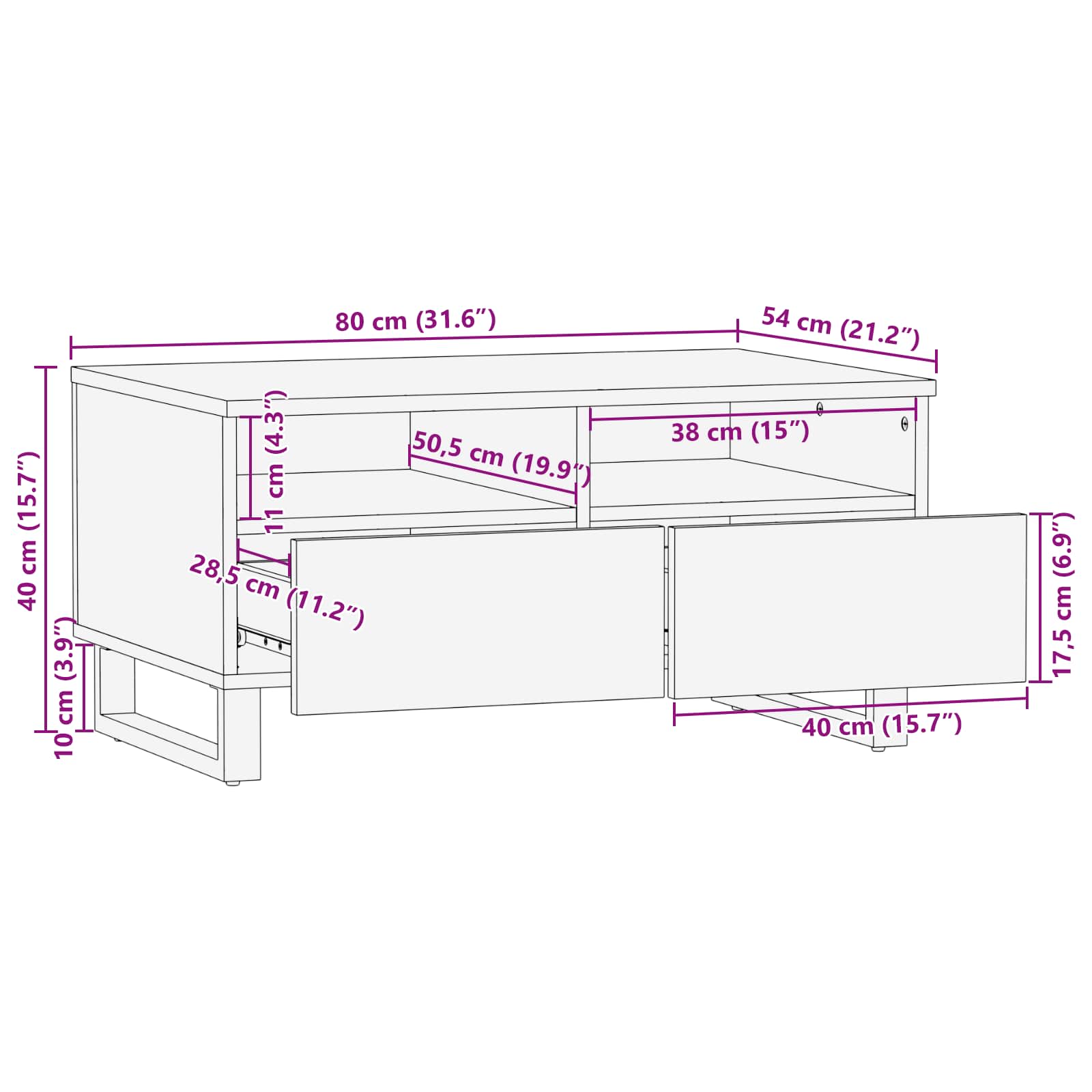Table basse - XIOS