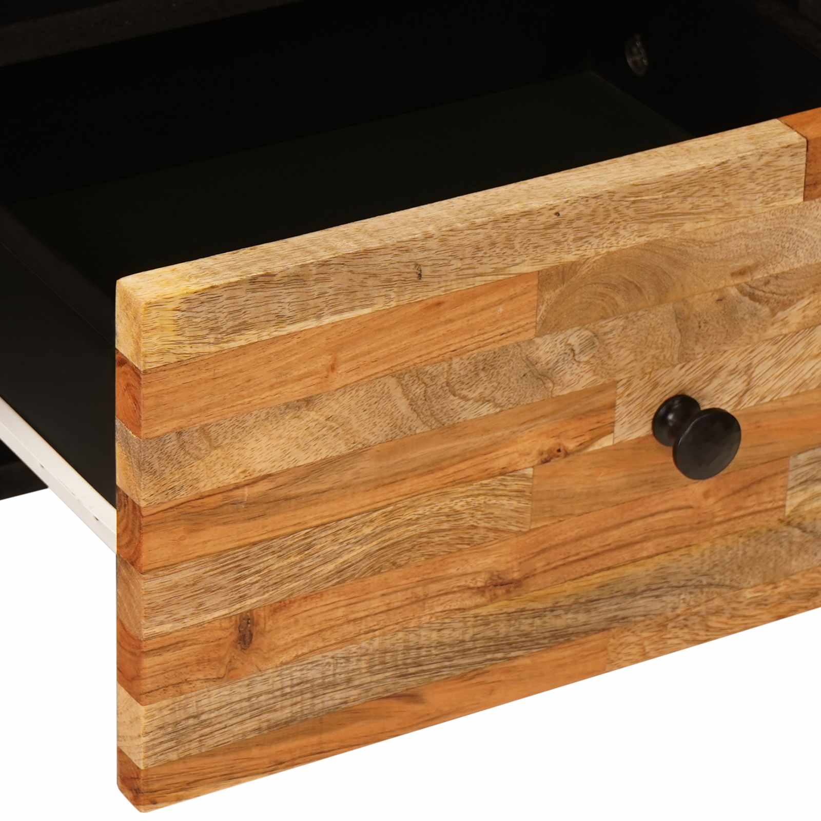 Meuble TV Marron 100 x 33 x 46 cm Bois de mangue massif - XIOS