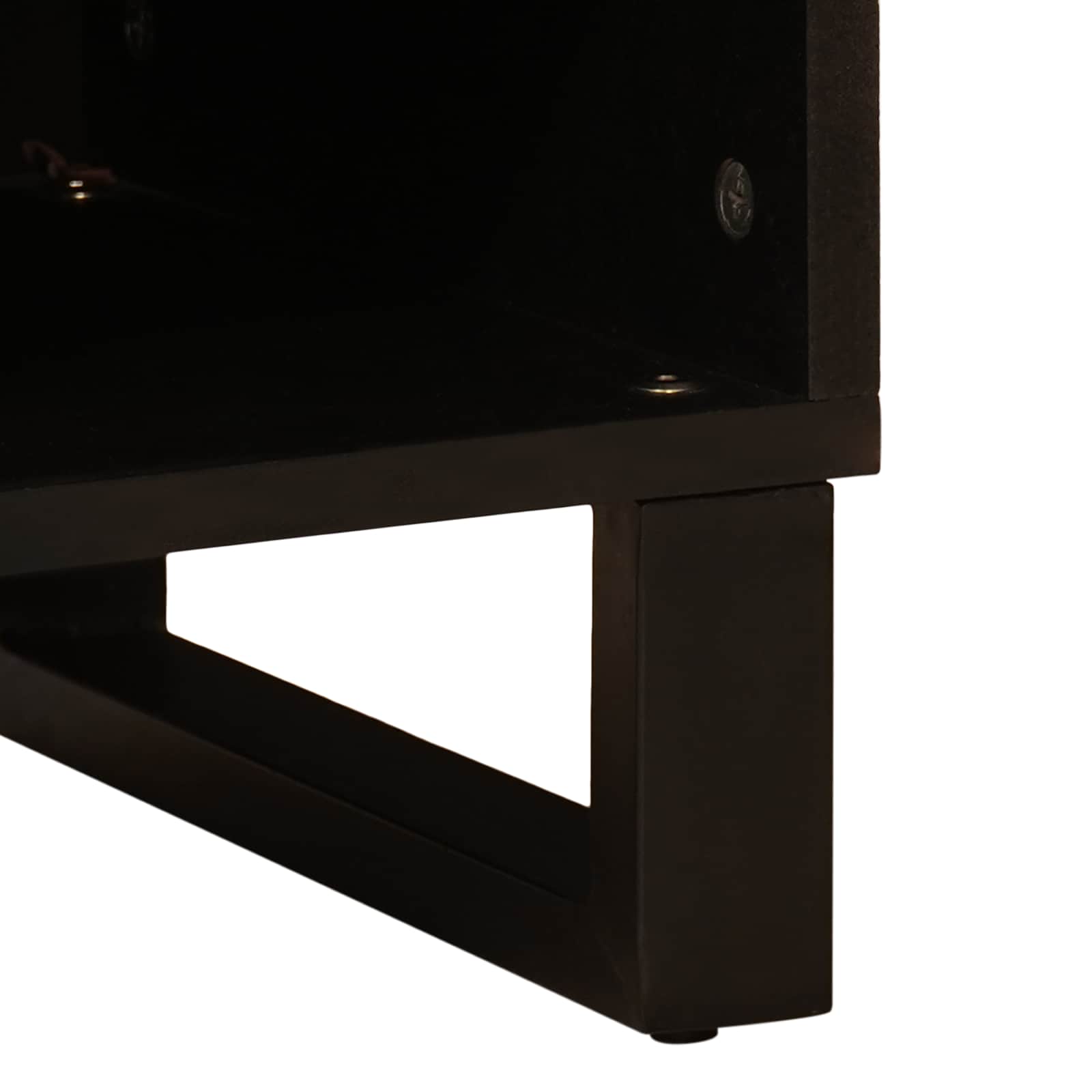 Meuble TV Marron 100 x 33 x 46 cm Bois de mangue massif - XIOS